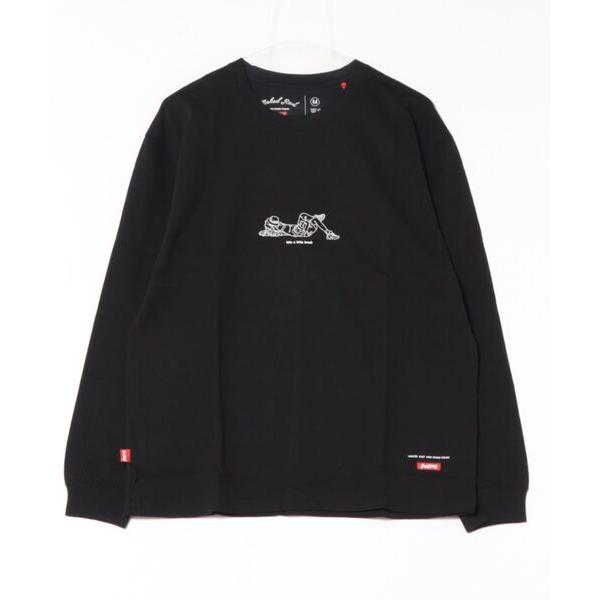 tシャツ /POEMS/手書き風フロントプリントロングスリーブ レディース メンズ