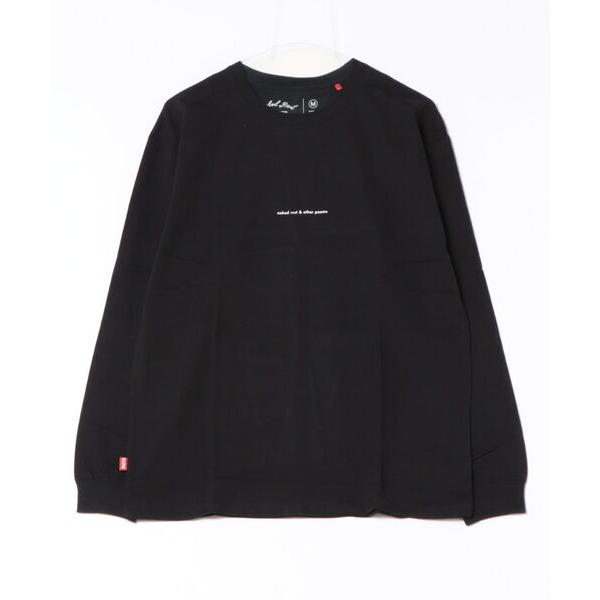 tシャツ /POEMS/手書き風バックプリントロングスリーブ レディース メンズ