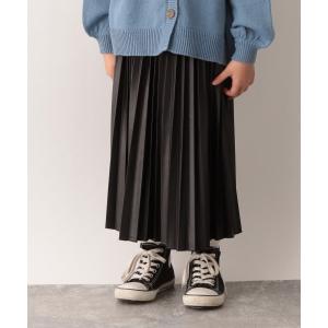 スカート 「キッズ」フェイクレザープリーツスカート「一部店舗限定」/926576 キッズ