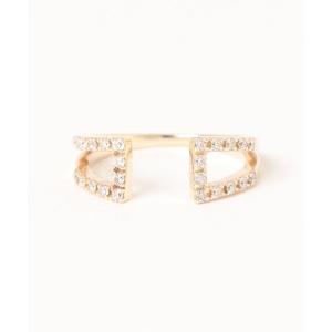 con affetto　コンアフェット　K10　カラーストーンリング 11号 con affetto コンアフェット K10 カラーストーンリング 11号