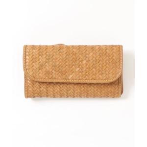 財布 zucchero filato/ズッケロフィラート カウレザーメッシュ 長財布