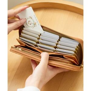 財布 zucchero ズッケロ 長財布 レディース 本革 大容量 縦型カード入れ ラウンド型 ハニカム 49174 レディース