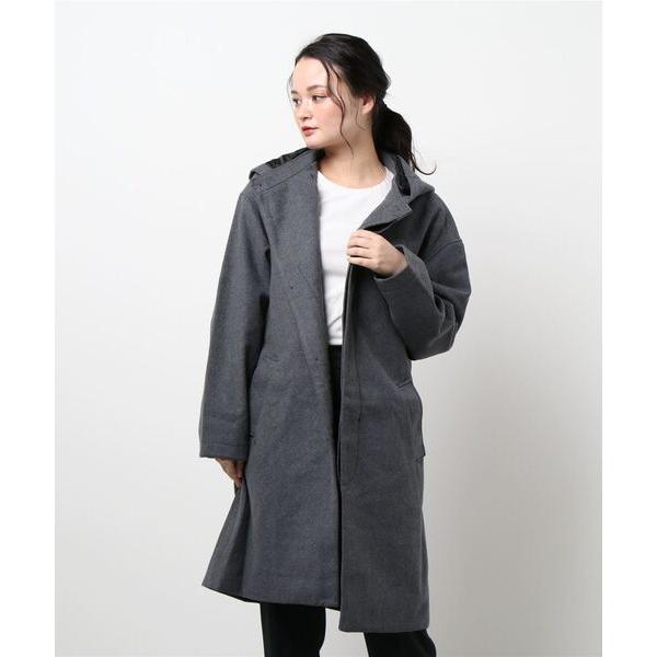 ダッフルコート コート 「Sa」「it」メルトン　フーデッドコート レディース メンズ