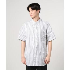 シャツ ブラウス tone:STRIPE SNAP BD SHIRT｜zozo