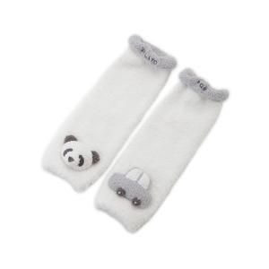 ベビー 【BABY】’ベビモコ’パンダ＆くるまモチーフ baby レッグウォーマー