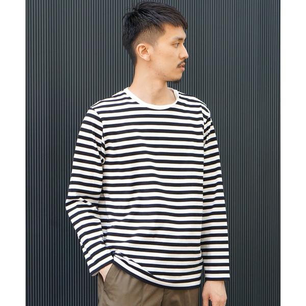 tシャツ AUBERGE × Brilla per il gusto / ボーダー Tシャツ メンズ