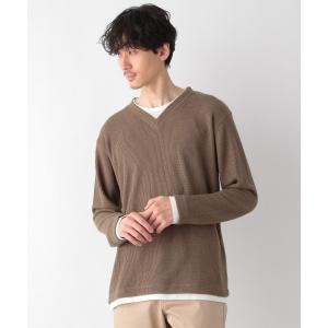 tシャツ Tシャツ ニットライクフェイクレイヤード/926684