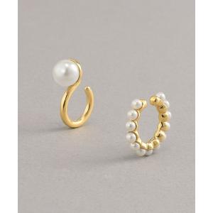 イヤーカフ パール イヤーカフ ２点セット レディース メンズ