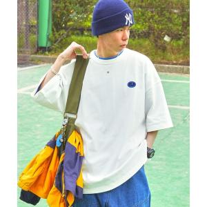 tシャツ 「SPOC STORE」サークルロゴ オーバーサイズ半袖T トップス Tシャツ レディース メンズ