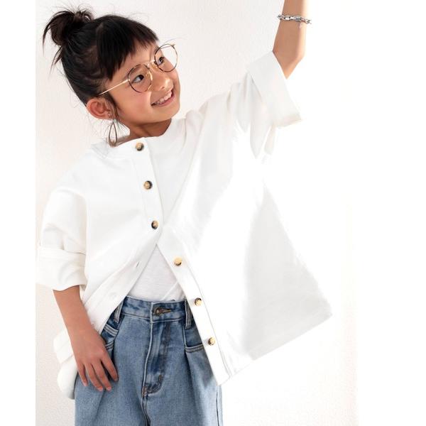 tシャツ 入学式 キッズ 綿100％しっかり生地。2way楽しめる5分袖カーディガン キッズ 子供服...