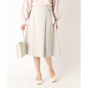 スカート ◆スエード調ジャージフレアスカート【WEB限定サイズ】