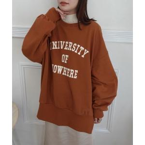 トレーナー スウェット サイドスリットビッグカレ...の商品画像