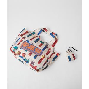 エコバッグ バッグ 【PEZ（ペッツ）×ear】オリジナルロゴエコバッグ　収納用巾着つき