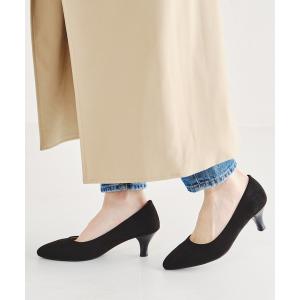 パンプス 「ふわふわクッション」ミドルヒールパンプス/12103 レディース