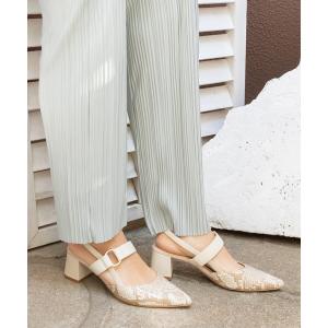 パンプス ベルトストラップパンプス レディース