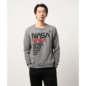 メンズ スウェット 「Palmer Cash/パルマーキャッシュ」（UN）NASA プリント クルースウェット｜zozo