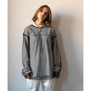 tシャツ ビックメッシュトップス「MAISON SPECIAL/メゾンスペシャル」 レディース