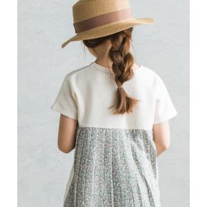 tシャツ Tシャツ 【もっちりワッフル】ワッフル バックプリーツ切り替え