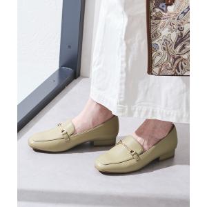 ローファー ビットモチーフスクエアトゥローファー/11110 レディース