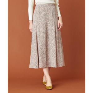 スカート ＜closet story＞□PO エアリーフラワー フレアスカート -手洗い可能-