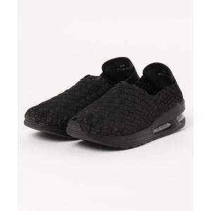 スニーカー MEN'S軽量エアーソールスリッポンハンドメイドメッシュ編み込みスニーカー