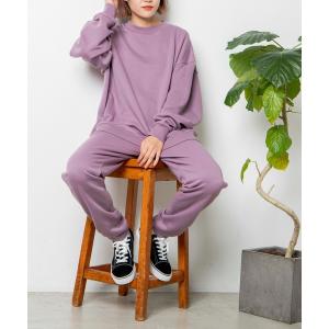 ルームウェア パジャマ レディース WEGO/「2点セット」ワンマイルスウェットセットアップ