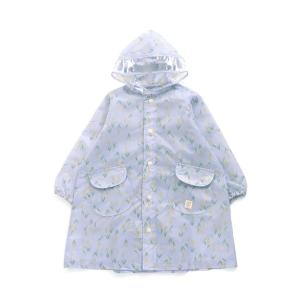 レインコート チューリップ柄ランドコート