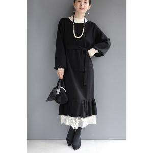 ワンピース 黒 長袖の商品一覧 通販 Yahoo ショッピング