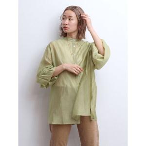 シャツ ブラウス 【WEB限定】スリーブボリュームシアーブラウス