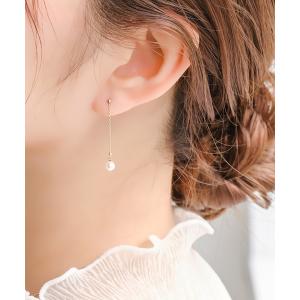 anq.（アンク） ピアス 「anq.」K10 マーキスパールピアス 淡水パール
