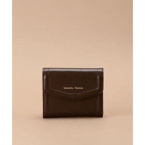 財布 シンプルラメレザー 三つ折り財布