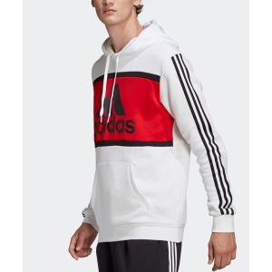 パーカー エッセンシャルズ ロゴ カラーブロック パーカー [Essentials Logo Colorblock Hoodie] アディダス