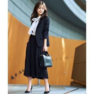 バックルベルト付きジャケット＆プリーツパンツ2点セットアップアンサンブルフォーマルセレモニースーツ