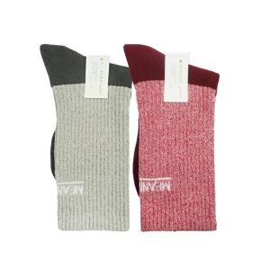 レディース 靴下 「MESSAGE IN THE SOCKS 」ミーニングアウトソックス(２足セット) / MEANING OUT (2PACK SE｜zozo