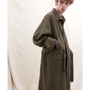 ステンカラーコート 2WAY TRストレッチオーバーサイズ