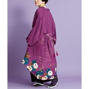 カヤ 【UVカット加工】 楚々（そそ）鳥獣羽織 （ブラック） : ブランド