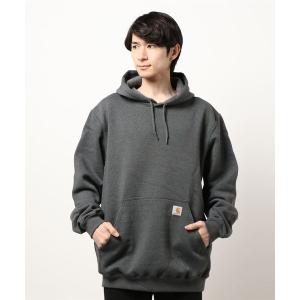 パーカー メンズ Carhartt/ビッグシルエットブランドロゴパーカー フーディープルオーバー ヘビーウェイトスウェット K121｜zozo