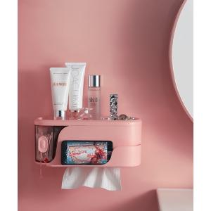 Francfranc（フランフラン） 収納 エンボス ティッシュボックス ピンク