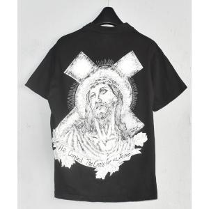 メンズ tシャツ Tシャツ 「ヴィンテージ古着」90's プリントTシャツ He Carries The Cross for us Jesus｜zozo