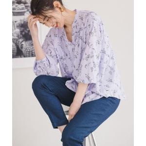 シャツ ブラウス さらさらリラックスプリントブラウス/924444