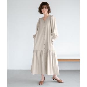 ワンピース Vボタンキリカエフレアワンピース  931695