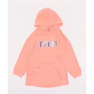 スウェット PUMA プーマ キッズ ガールズ ALPHA ロング フーディー 120-160cm