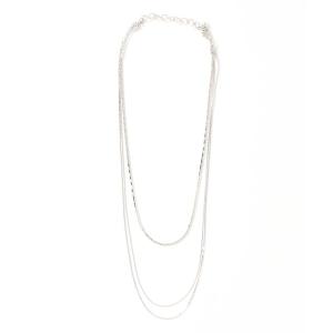 ネックレス チェーンMIX3連ネックレス ＊