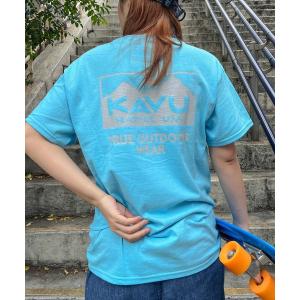tシャツ Tシャツ メンズ 「 KAVU / カブー 」 TRUE LOGO Tee・・ ロゴプリントTシャツ