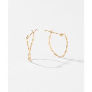 NOIR DE POUPEE（ノワールドプーペ） ピアス K10 フープピアス25mm