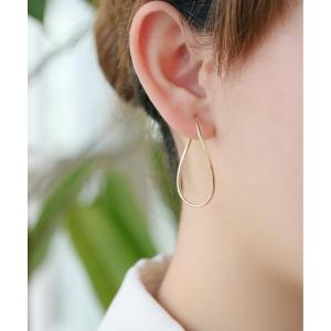 NOIR DE POUPEE（ノワールドプーペ） ピアス K10 フープピアス25mm