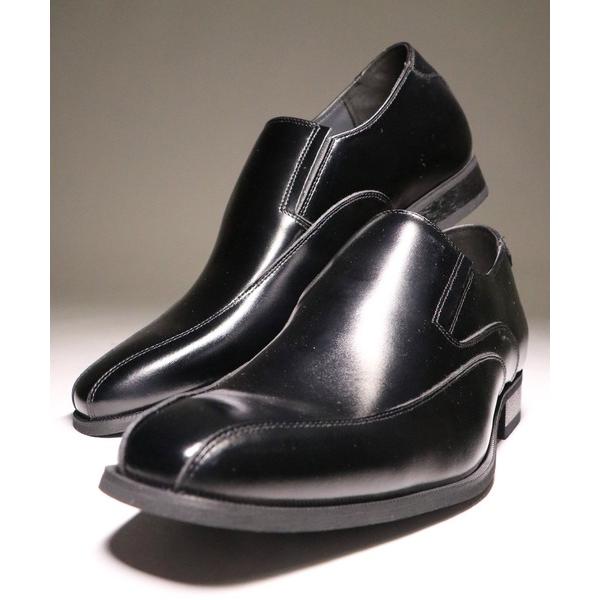 スリッポン SARABANDE 6ｃｍブロックヒールアップ本革スリッポン メンズ