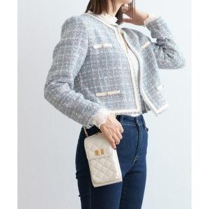 ポーチ 「NOVE-21-1」キルティングチェーンスマホウォレットポシェット レディース