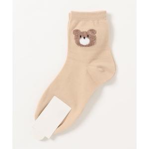 靴下 レディース くまちゃんデザインソックス靴下