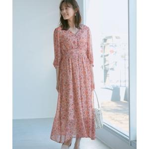 ワンピース マキシプリントワンピース レディース